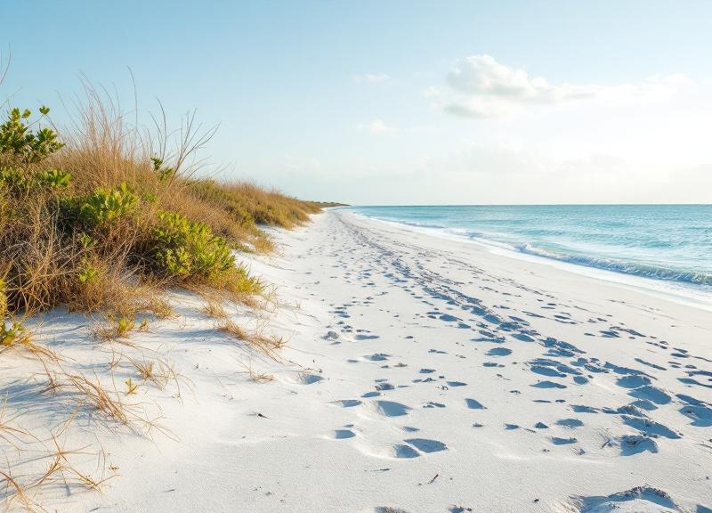 Cycling Gulf of Mexico Drive on Longboat Key